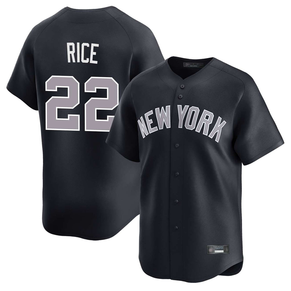 Choea NY.Yankees #22 Ben Rice Player Navy Limited Home Stitched Jerseys