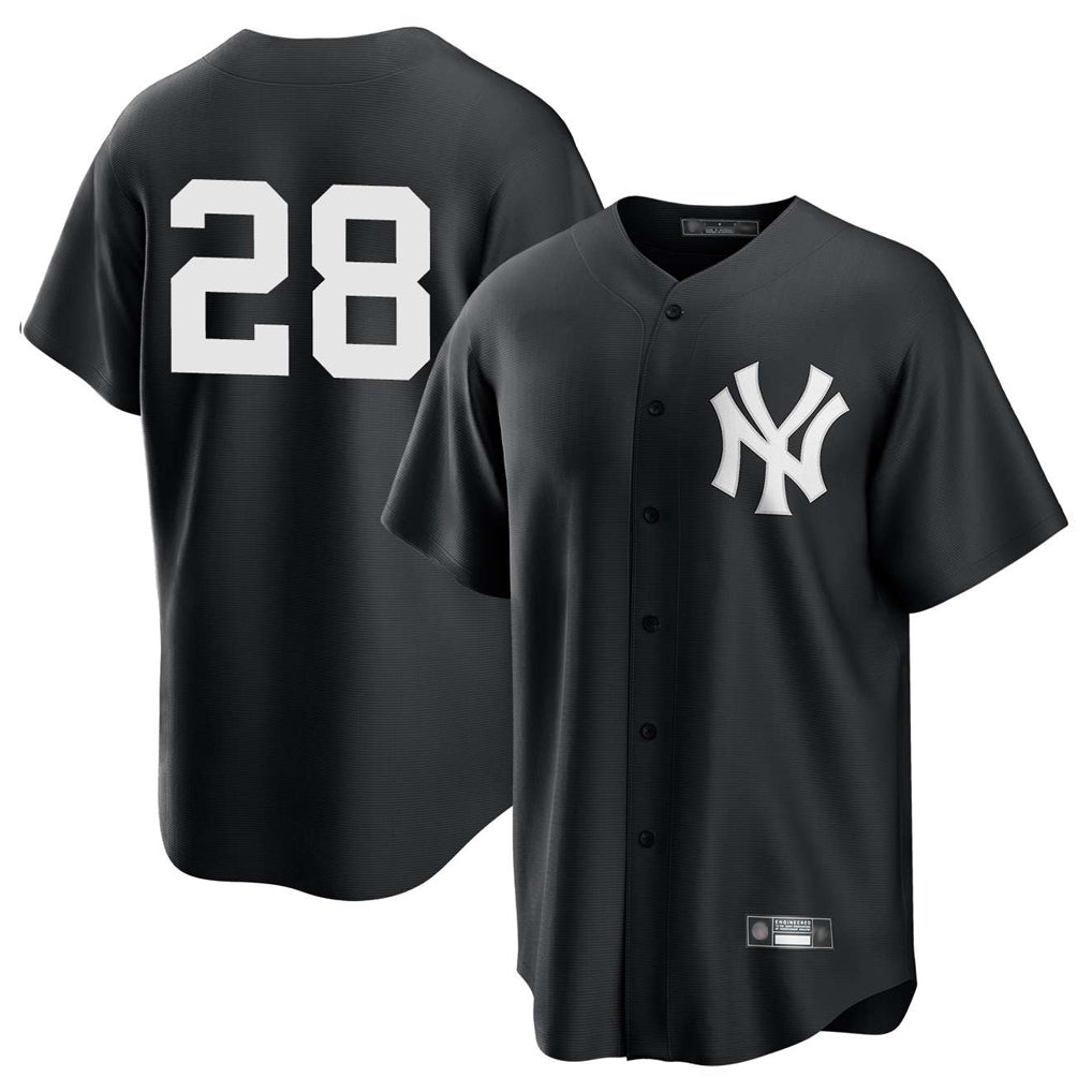 Choea NY.Yankees #28 Austin Wells Player Black Game Stitched Jerseys