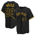 Choea NY.Yankees #28 Austin Wells Player Black Snake Skin City Game Home Stitched Jerseys