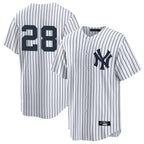 Choea NY.Yankees #28 Austin Wells Player White Game Stitched Jerseys