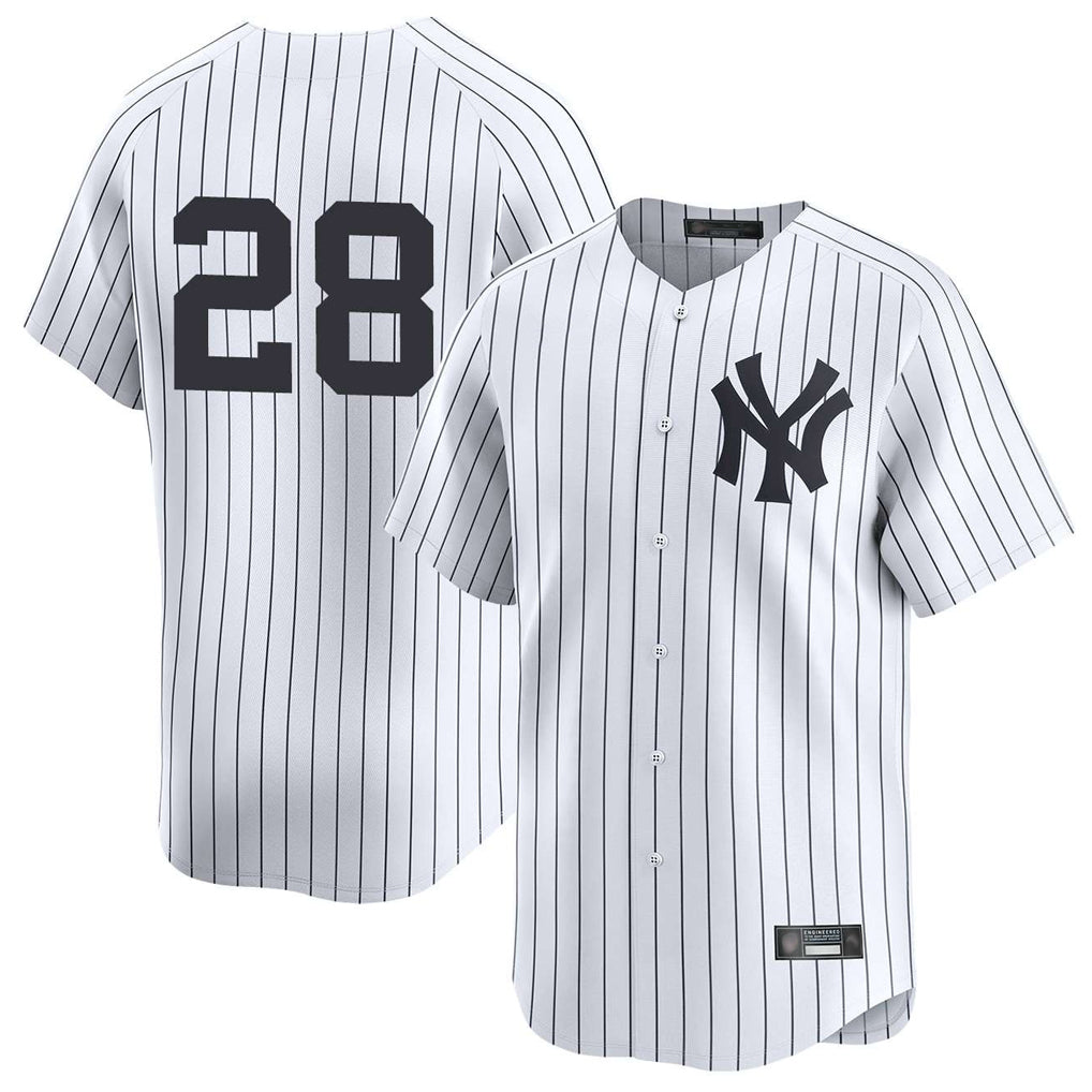 Choea NY.Yankees NY.Yankees #28 Austin Wells Player White Limited Stitched Jerseys