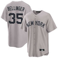Choea NY.Yankees #35 Cody Bellinger Player Gray Game Home Stitched Jerseys