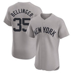 Choea NY.Yankees #35 Cody Bellinger Player Gray Limited Elite Home Stitched Jerseys