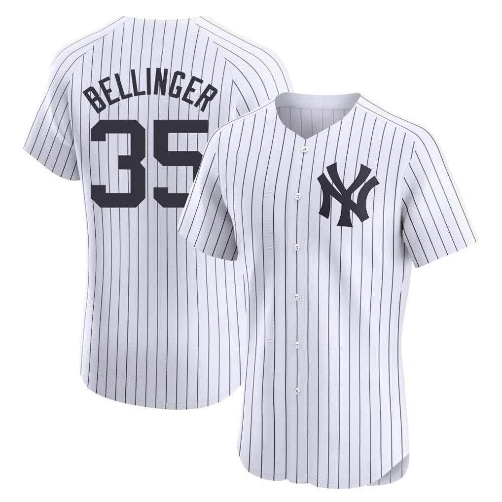 Choea NY.Yankees #35 Cody Bellinger Player White Limited Elite Home Stitched Jerseys