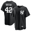Choea NY.Yankees #42 Mariano Rivera Player Black Game Stitched Jerseys