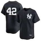 Choea NY.Yankees #42 Mariano Rivera Player Navy Alternate Limited Stitched Jerseys