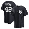 Choea NY.Yankees #42 Mariano Rivera Player Navy Game Home Stitched Jerseys
