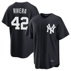 Choea NY.Yankees #42 Mariano Rivera Player Navy Game Home Stitched Jerseys