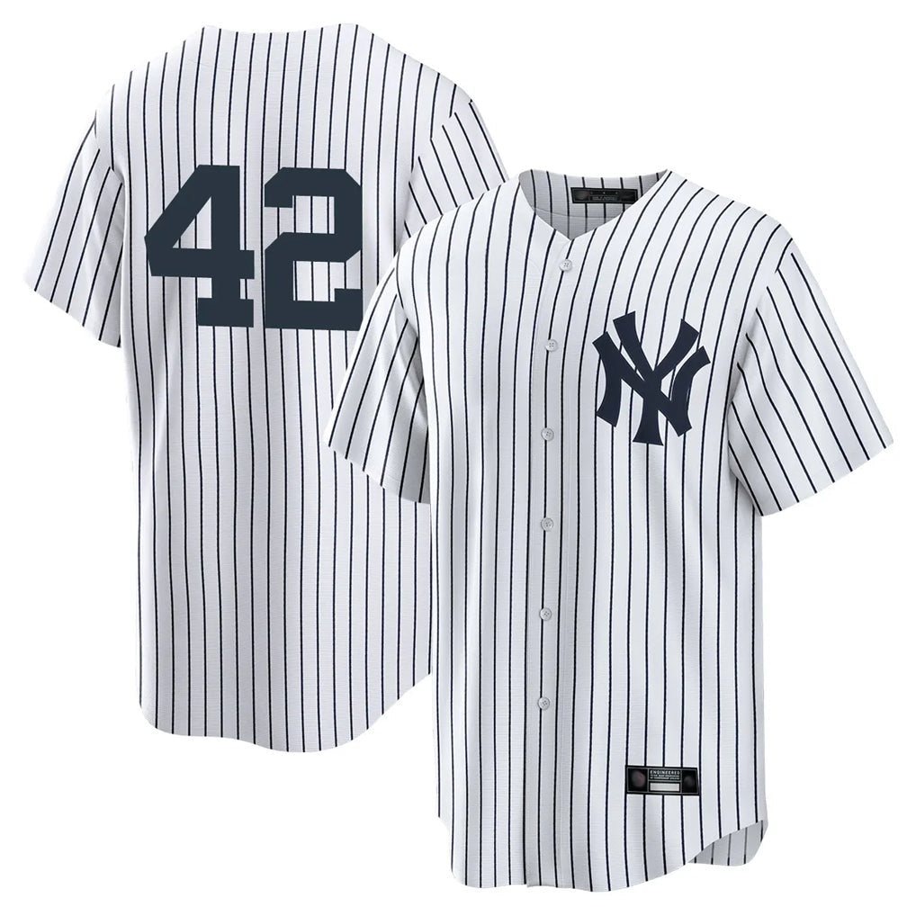 Choea NY.Yankees #42 Mariano Rivera Player White Game Stitched Jerseys