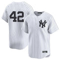 Choea NY.Yankees #42 Mariano Rivera Player White Limited Stitched Jerseys