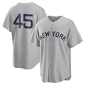 Choea NY.Yankees #45 Gerrit Cole Player Gray Field of Dreams Game Stitched Jerseys