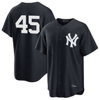 Choea NNY.Yankees #45 Gerrit Cole Player Navy Game Stitched Jerseys