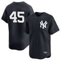 Choea NY.Yankees #45 Gerrit Cole Player Navy Limited Home Stitched Jerseys