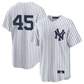 Choea NY.Yankees #45 Gerrit Cole Player White Game Home Stitched Jerseys