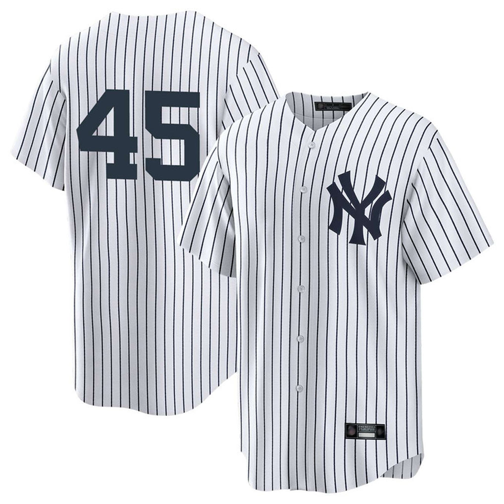 Choea NY.Yankees #45 Gerrit Cole Player White Game Home Stitched Jerseys