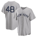 Choea NY.Yankees #48 Paul Goldschmidt Player Gray Field of Dreams Game Stitched Jerseys