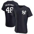 Choea NY.Yankees #48 Paul Goldschmidt Player Navy Limited Elite Home Stitched Jerseys