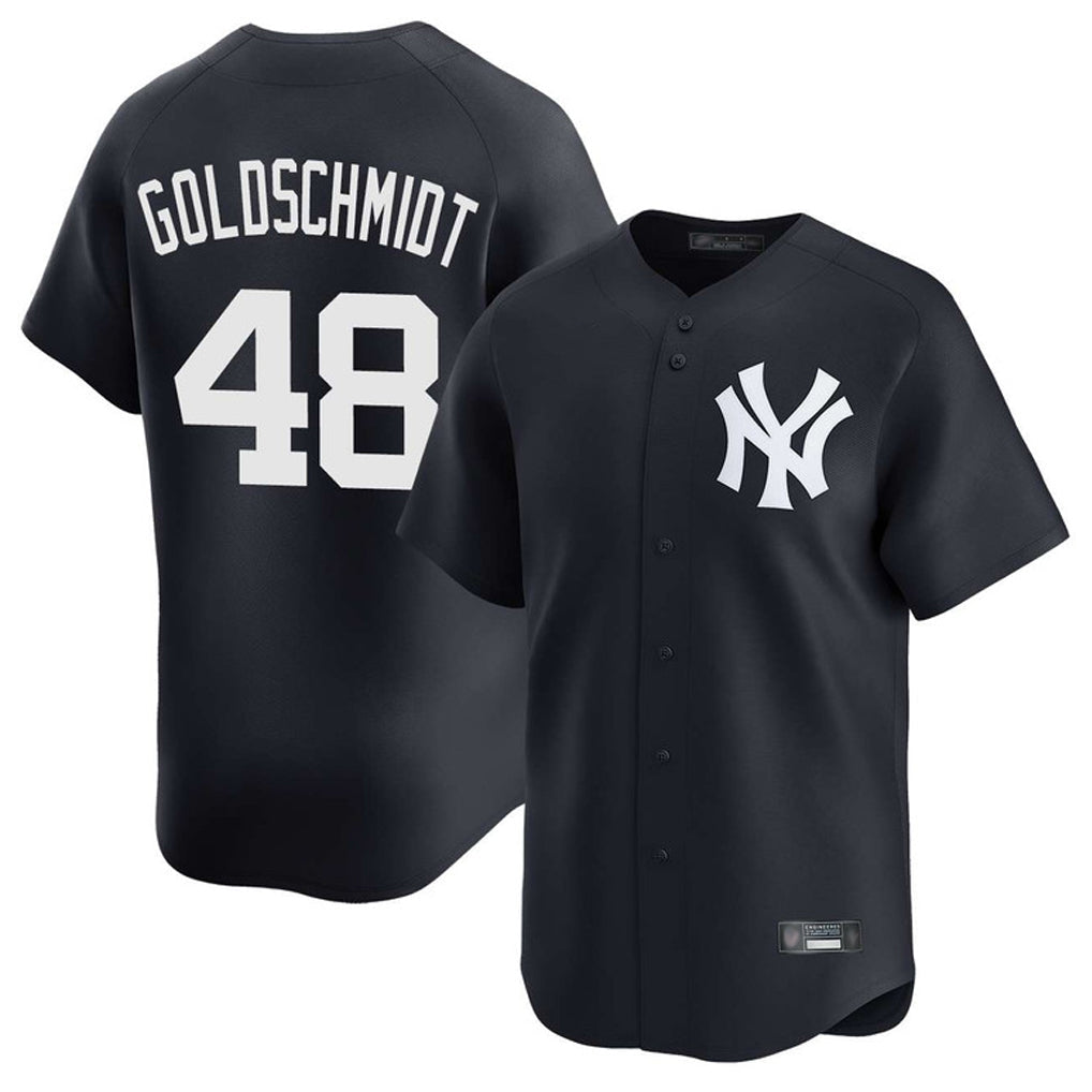 Choea NY.Yankees #48 Paul Goldschmidt Player Navy Limited Stitched Jerseys