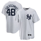 Choea NY.Yankees #48 Paul Goldschmidt Player White Game Home Stitched Jerseys