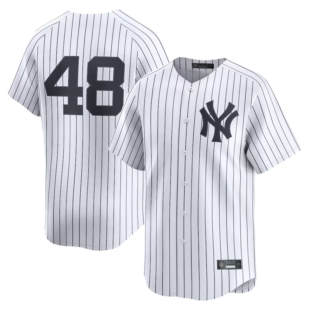 Choea NY.Yankees #48 Paul Goldschmidt Player White Limited Home Stitched Jerseys
