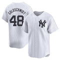 Choea NY.Yankees #48 Paul Goldschmidt Player White Limited Stitched Jerseys