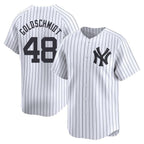 Choea NY.Yankees #48 Paul Goldschmidt Player White Limited Stitched Jerseys