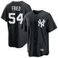 Choea NY.Yankees #54 Max Fried Player Black Game Stitched Jerseys