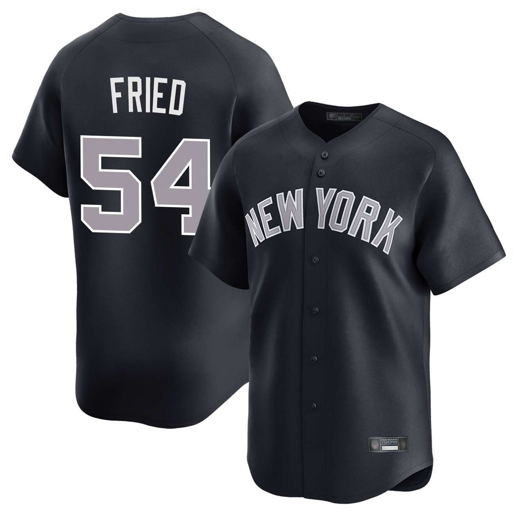 Choea NY.Yankees #54 Max Fried Player Navy Limited Home Stitched Jerseys