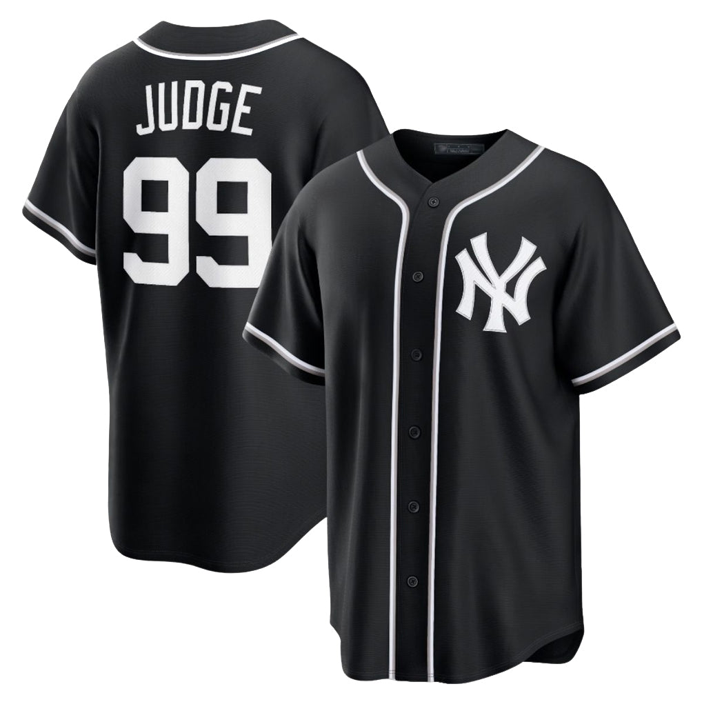 Choea NY.Yankees #99 Aaron Judge Player Black Out Game Stitched Jerseys