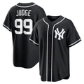 Choea NY.Yankees #99 Aaron Judge Player Black Out Game Stitched Jerseys