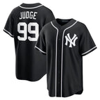 Choea NY.Yankees #99 Aaron Judge Player Black Out Game Stitched Jerseys