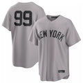 Choea NY.Yankees #99 Aaron Judge Player Gray Game Home Stitched Jerseys
