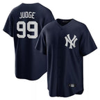 Choea NY.Yankees #99 Aaron Judge Player Navy Game Stitched Jerseys
