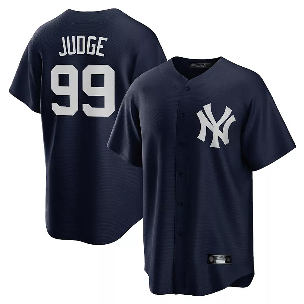 Choea NY.Yankees #99 Aaron Judge Player Navy Game Stitched Jerseys