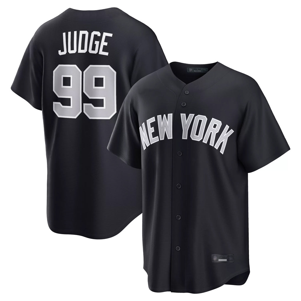 Choea NY.Yankees #99 Aaron Judge Player Navy Home Game Stitched Jerseys