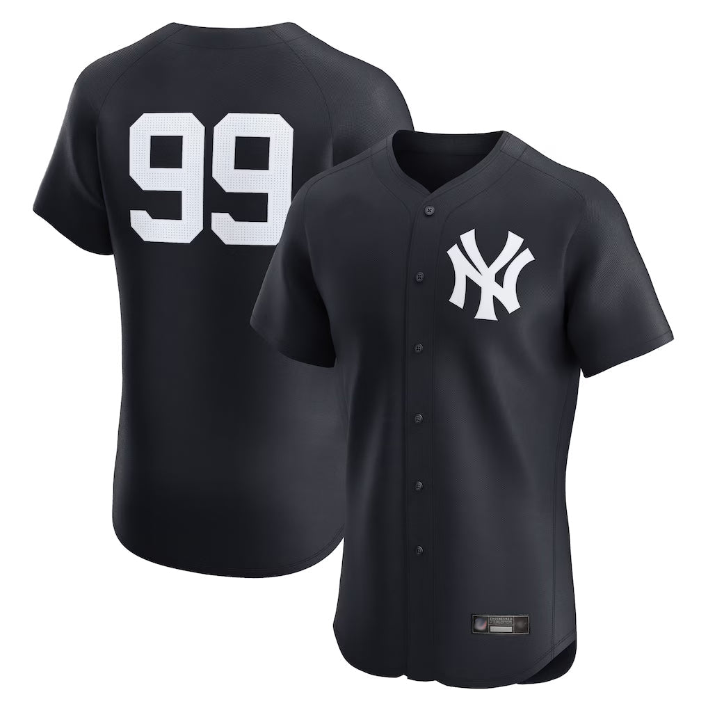 Choea NY.Yankees #99 Aaron Judge Player Navy Limited Home Elite Game Stitched Jerseys