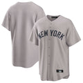 Choea NY.Yankees Blank Player Gray Game Home Stitched Jerseys
