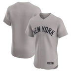Choea NY.Yankees Blank Player Gray Limited Elite Home Stitched Jerseys