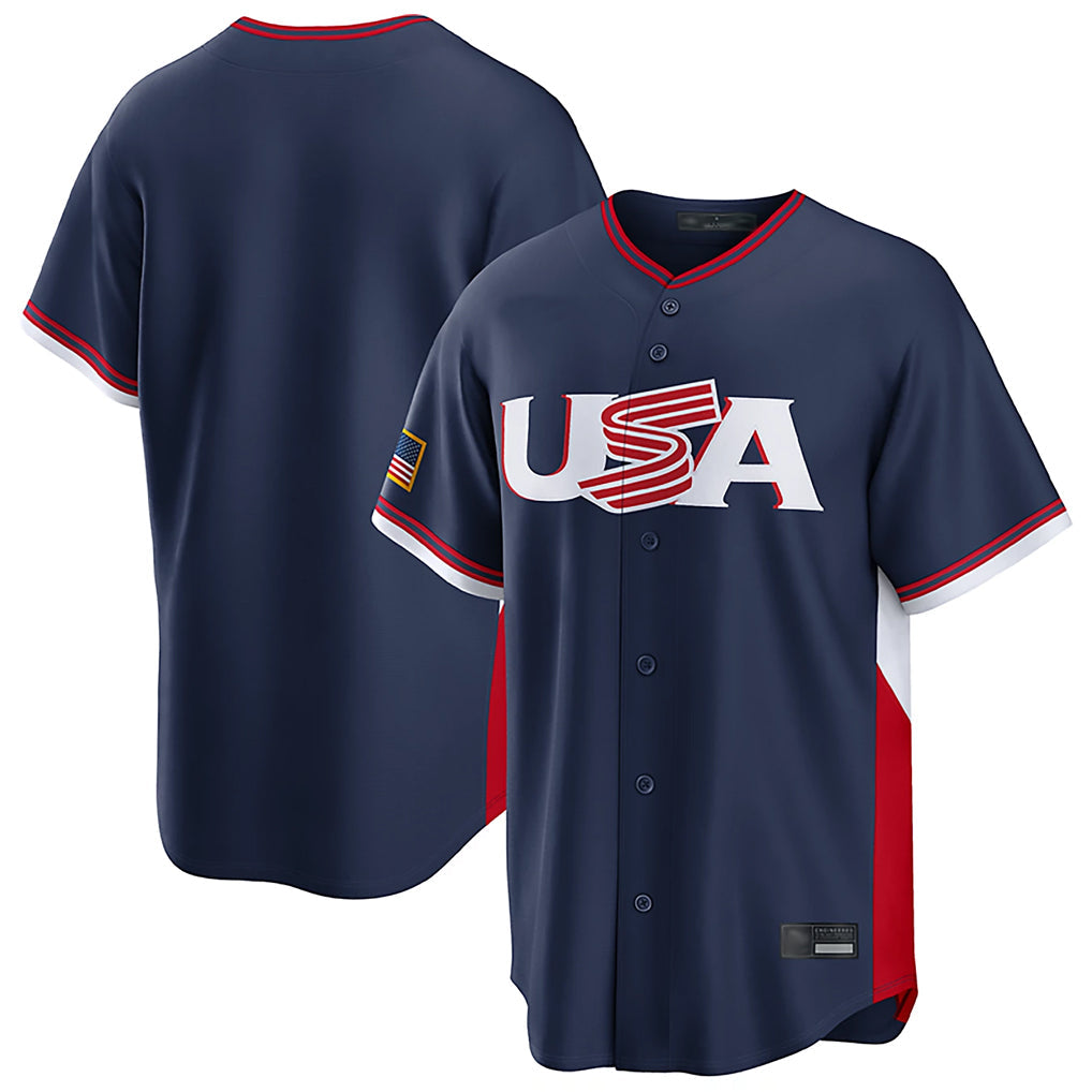 Choea NY.Yankees Blank Player Navy USA 2026 World Classic Limited Game Stitched Jerseys