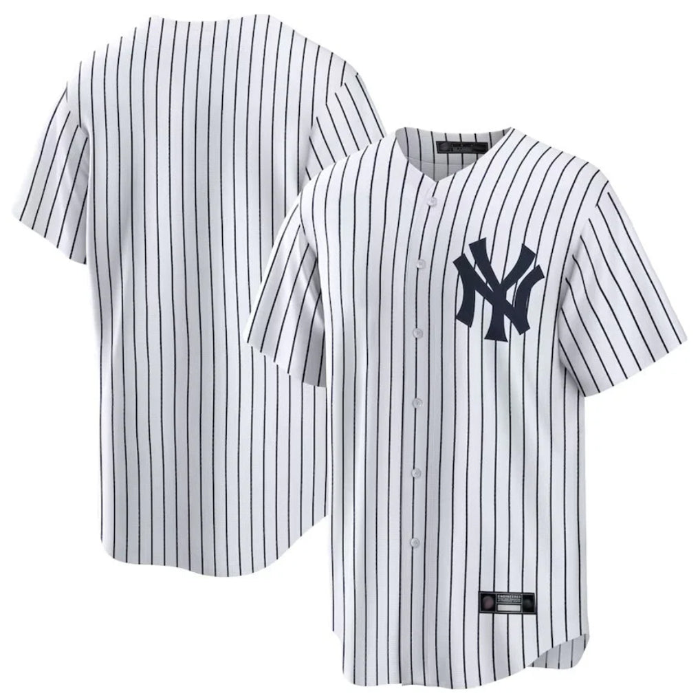 Choea NY.Yankees Blank Player White Game Stitched Jerseys