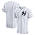 Choea NY.Yankees Blank Player White Limited Elite Home Stitched Jerseys