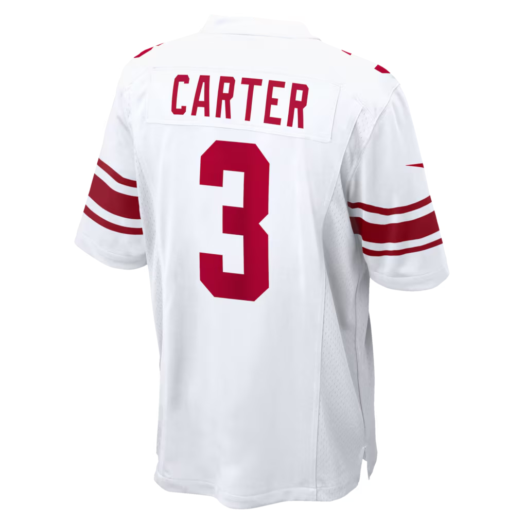 Choea NY.ork #3 Giants Abdul Carter  White Game Stitched Jerseys