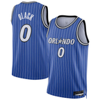 Choea O.Magic #0 Anthony Black Blue Swingman Player Jerseys - Icon Edition