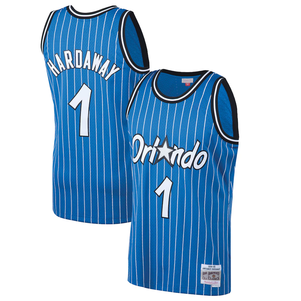 Choea O.Magic #1 Penny Hardaway Mitchell & Ness Blue 199495 Hardwood Classics Swingman Jerseys