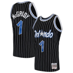 Choea O.Magic #1 Tracy McGrady Mitchell & Ness Black Hardwood Classics Swingman Jerseys