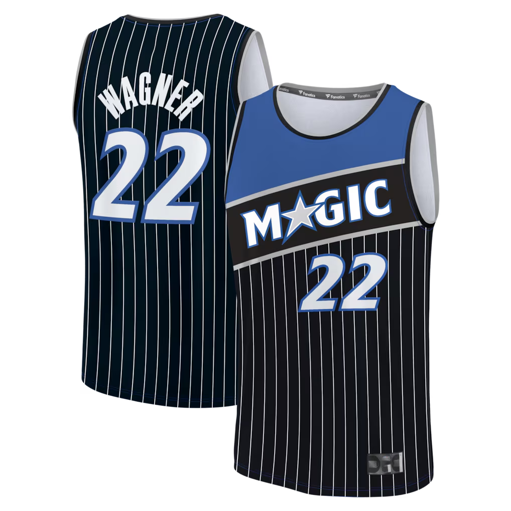 Choea O.Magic #22 Franz Wagner Black Fast Break Jerseys - Statement Edition