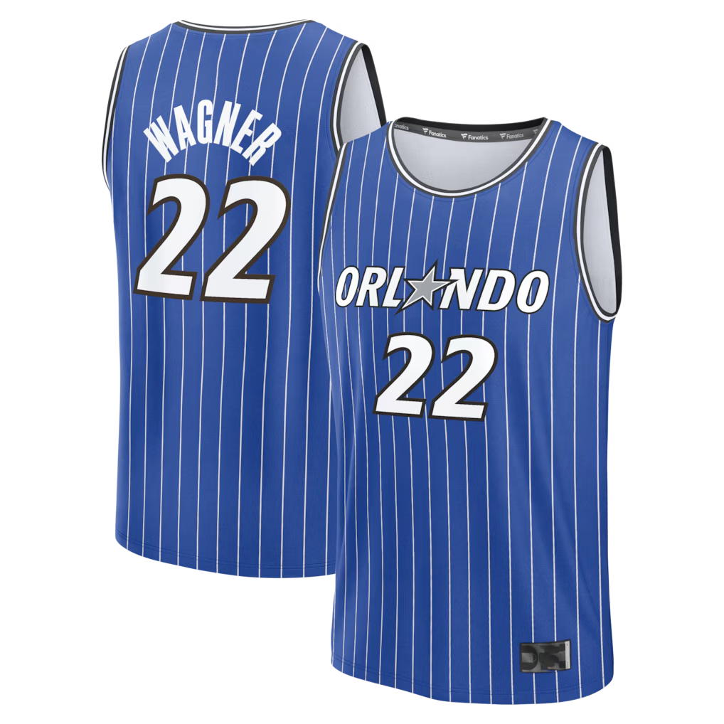 Choea O.Magic #22 Franz Wagner Blue Fast Break Replica Player Jerseys - Icon Edition