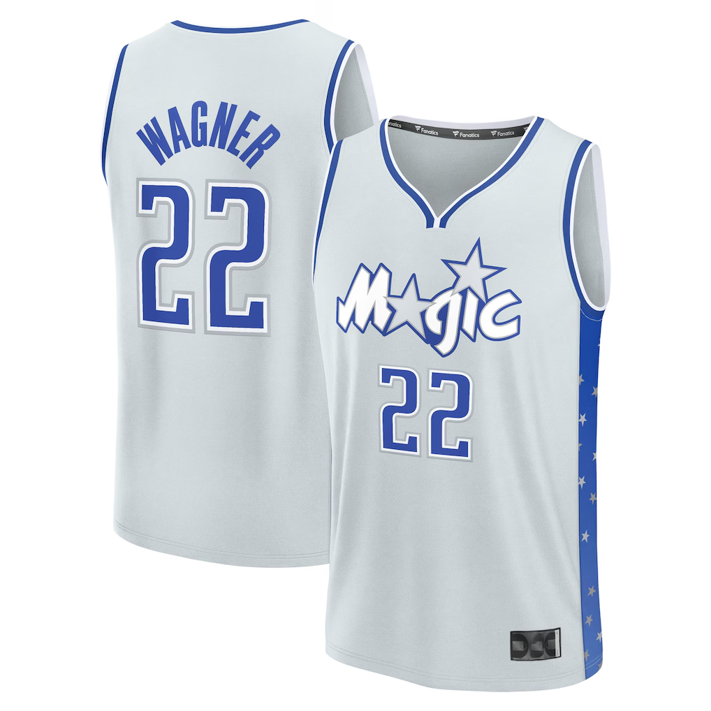 Choea O.Magic #22 Franz Wagner  Silver 2025-26 City Edition Fast Break Jerseys