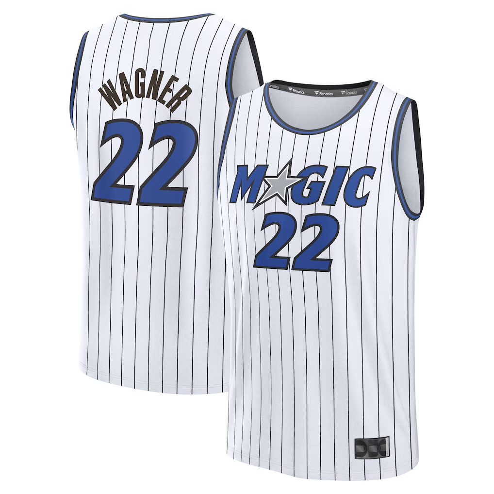 Choea O.Magic #22 Franz Wagner  White Fast Break Replica Player Jerseys - Association Edition