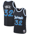 Choea O.Magic #32 Shaquille O'Neal Mitchell & Ness Black Hardwood Classics Swingman Jerseys